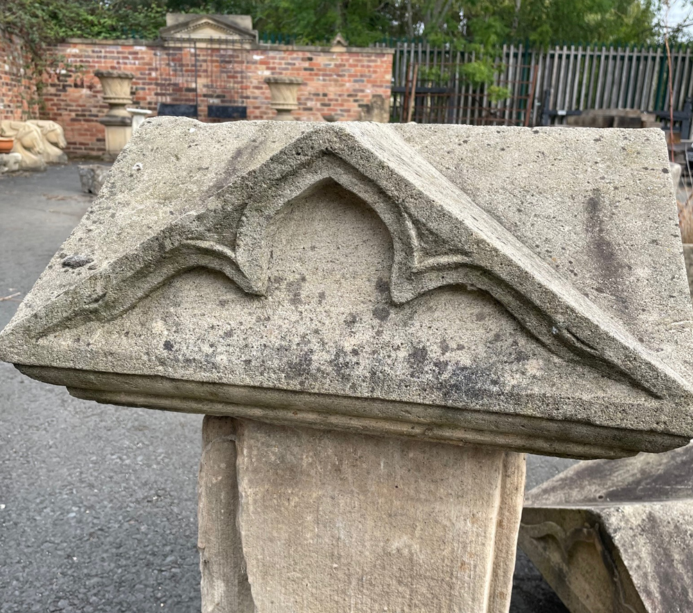 gothic carved pier caps1 | Gothic Carved Pier Caps