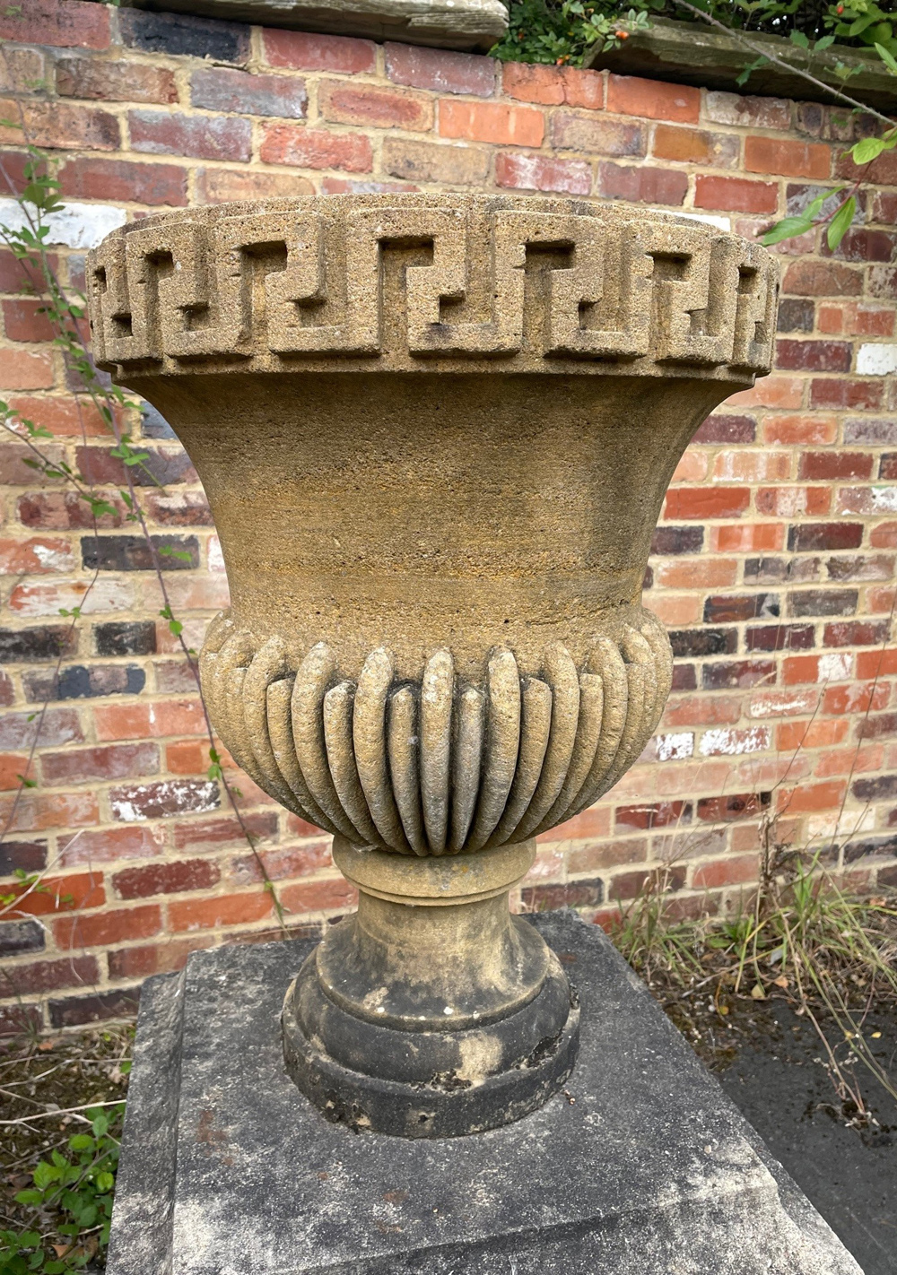 key pattern urn main image | Pots & Planters