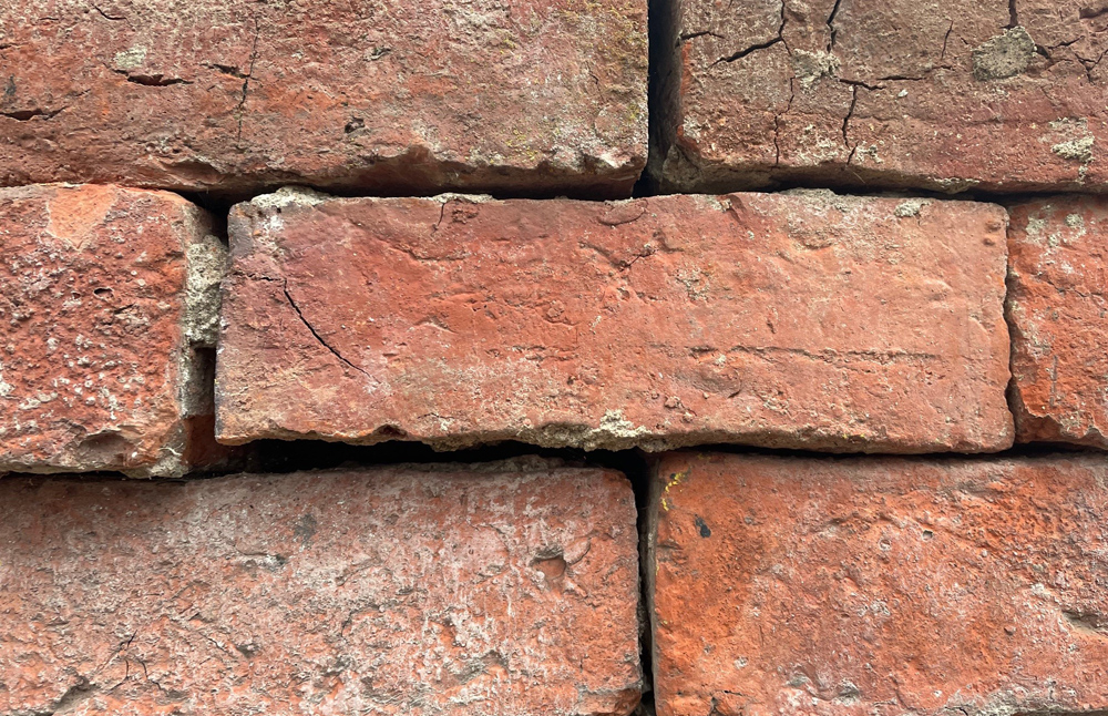 2 93 | 3" handmade bricks